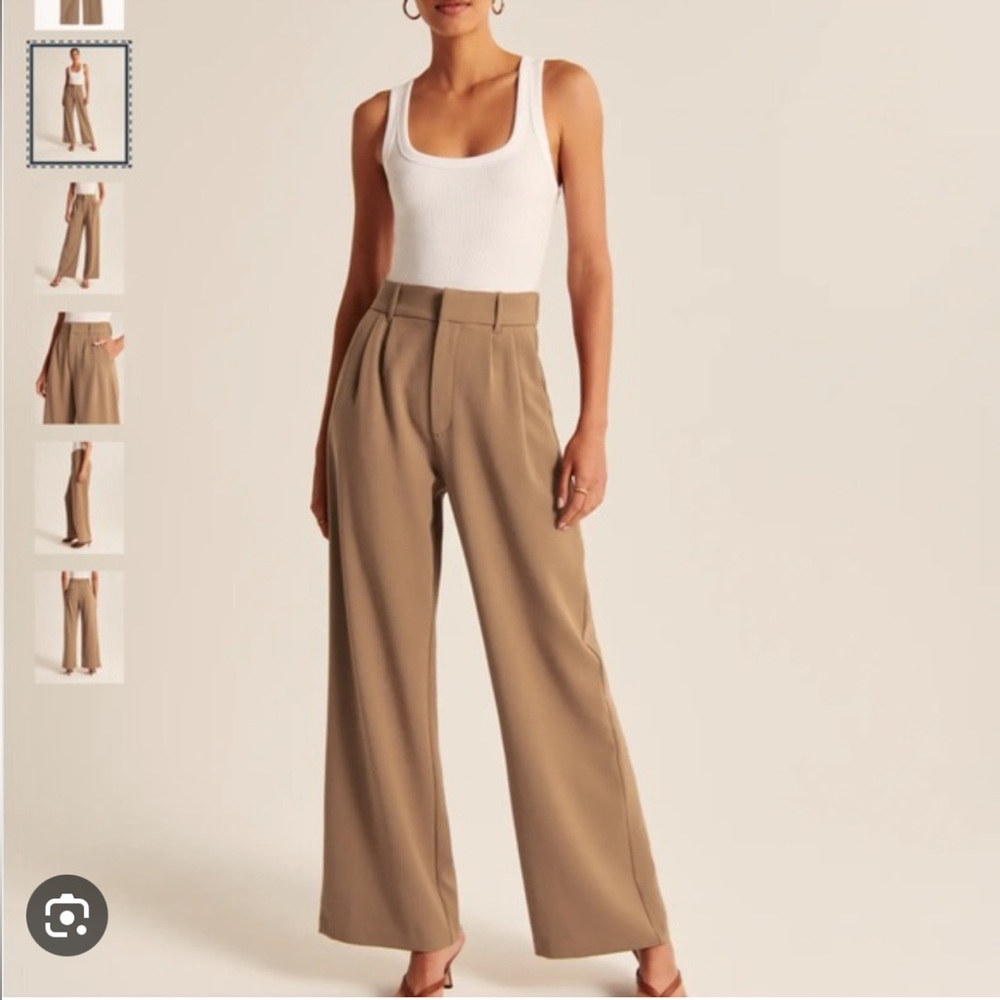 Abercrombie wide leg trousers NWT